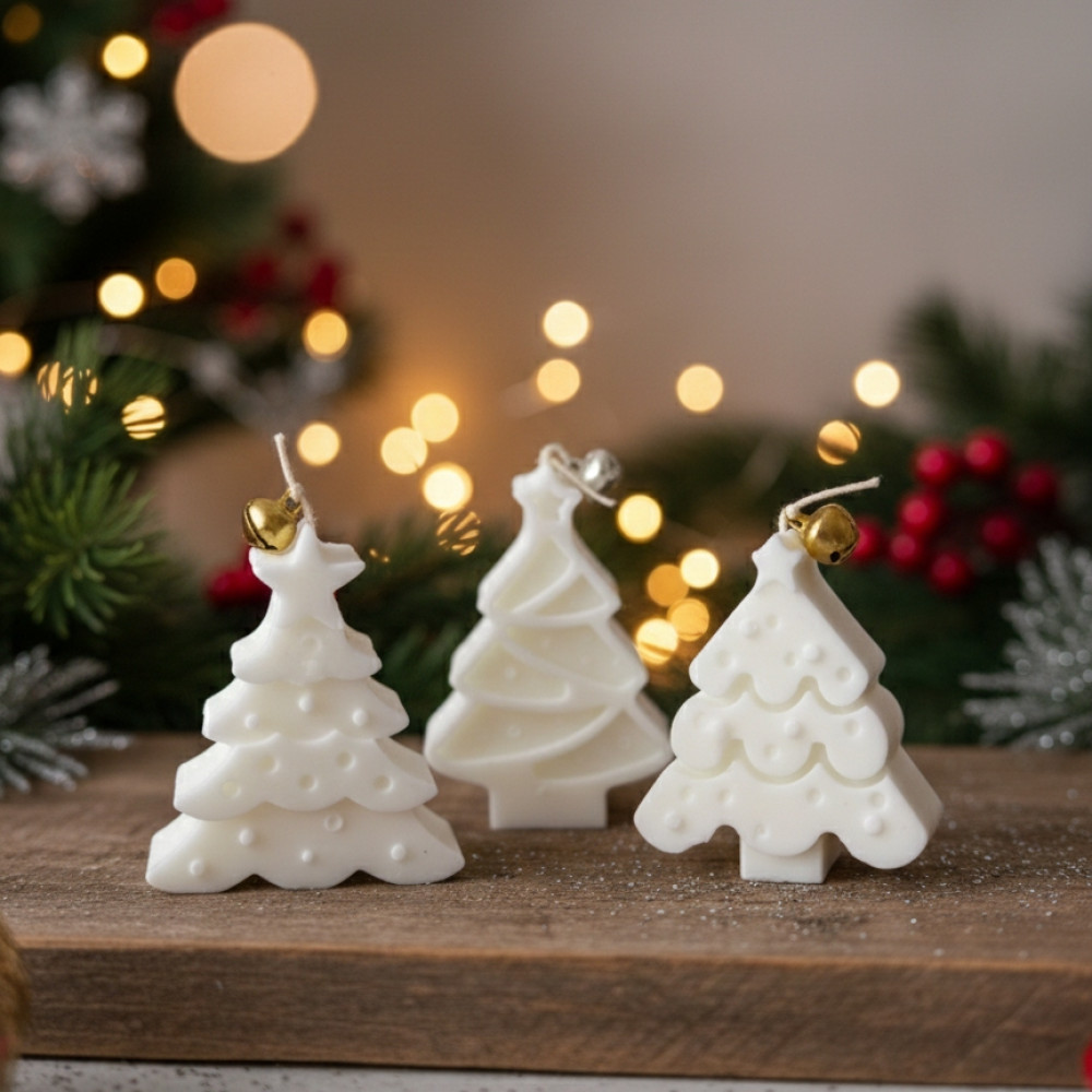 Çam Ağacı Mum Seti