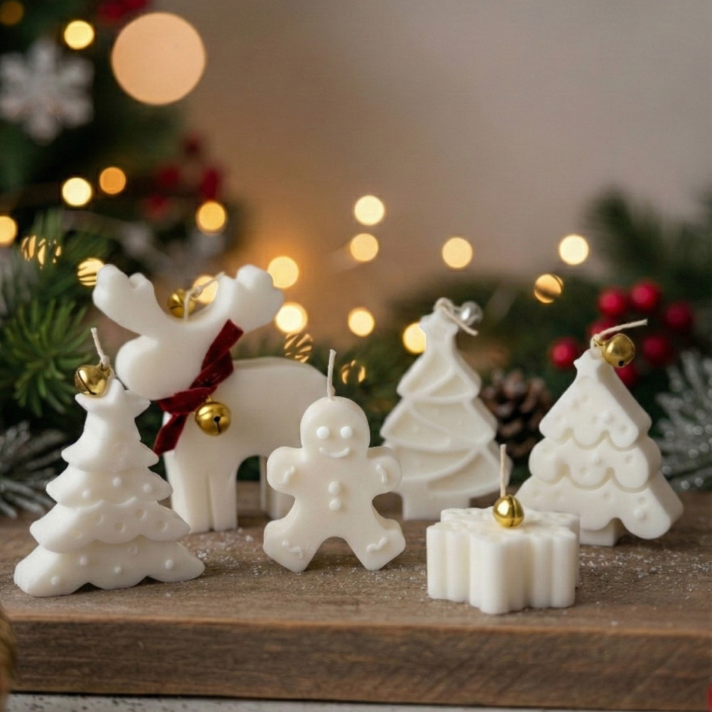 Yılbaşı Temalı Mumlar