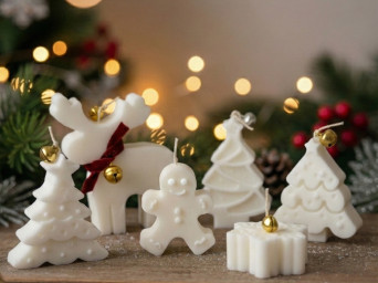 Yılbaşı Temalı Mumlar 